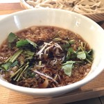 そば舎 あお - たぬきせいろ つけ汁