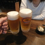 たこでん - とりあえずの生ビール