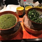 のれそれ食堂 - このねばねばたちもご飯に合います。