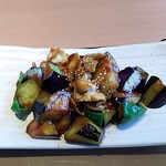 Yayoi Ken - なす味噌と焼魚の定食