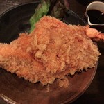 アミー - エビとサーモンのフライ盛り