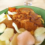 Ikan Bakar Cianjur - 1803_Ikan Bakar Cianjur Gresik​_Tahu Telor＠28,000Rp(揚げ豆腐 with ピーナッツソース)