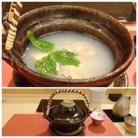 鮨 そえ島 - ◆蛤（千葉）の土瓶蒸し。 貝特有の雑味がなく、旨みだけを感じ美味しいこと。