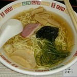 秋田ふるさと館 - 比内地鶏ラーメン(塩味)