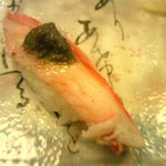 梅乃寿司 - ずわい蟹の上にのるミソは一手間かけている