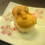 梅乃寿司 - ミョウバン無添加のウニ、塩水ウニじゃないよ！折ウニだよ♪