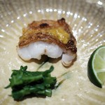 銀座 しのはら - 甘鯛のコノコ風味焼物