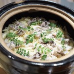 銀座 しのはら - 鳥貝と筍の炊き込みご飯