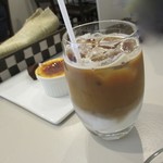 パティスリーカフェ エムヤスヒコ - クレームブリュレ、アイスカフェラテ