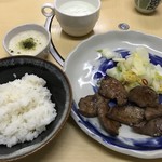Umaaji Gyuu Tan Tamadaya - 牛たん麦とろ定食普通盛り 1500円