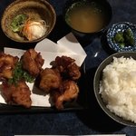 鶏料理 笑い屋 - 唐揚げ定食