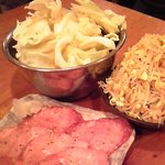 亀戸ホルモン - タン塩、キャベツ、モヤシ。