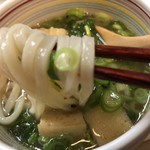 かず味家 - 平打ちのうどん