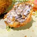 ミートコロッケ断面