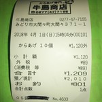 牛島商店 - ごちそうさまでした