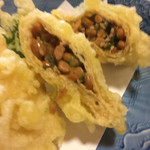 和食処やまと - 納豆キツネ揚げ