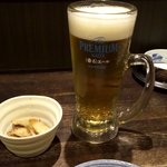 Nanashigure - プレモル、香るエールの生ビールは初めてかも…？なかなか美味しいよ(^_-)