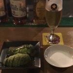 SAKE WORKS GAKU - アボカドとビール。