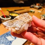 一心鮨 光洋 - タチウオ手渡し萌え