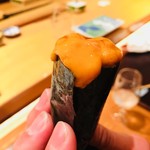 一心鮨 光洋 - うに手巻き萌え