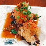 焼き鳥 てつ屋 - 牛はらみおろしポン酢串