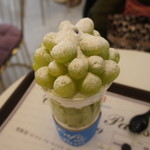 Cafe de paris - あおぶどうパフェ