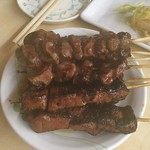 もつやき 登運とん - 串焼きたち（タレ）