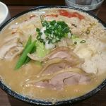 麺屋 とがし - 会津地鶏濃厚味噌ら～麺1200円