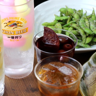 種類豊富なドリンク♪自家製梅酒＆サングリアも人気♪