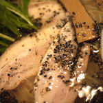 鯛だしそば・つけ麺　はなやま - 塩黒胡麻レモン（６５０円）