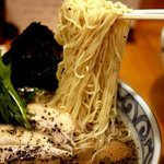 鯛だしそば・つけ麺　はなやま - 塩黒胡麻レモン（６５０円）