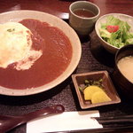 和彩　かくや - 八丁味噌デミオムライス定食