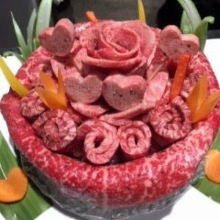 selection your birthday to us★Meat cake