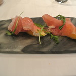 リストランテ・ホンダ - バスクの生ハムパパイア