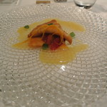 リストランテ・ホンダ - クレープ・シチリアブラッドオレンジソース