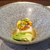 日本料理 TOBIUME - ☆ムラサキウニと胡麻豆腐