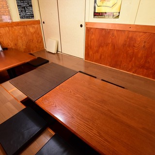 There is also a private room with a sunken kotatsu.
