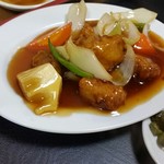 鳳鳴春 - 特別定食セットの酢豚