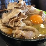 豚や - 豚肉うどん玉子入り１１５０円肉増し二倍２５０円