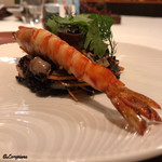 カーサ・デル・チーボ - 才巻海老､鮑､蛸とRiso nero venereのインサラータ