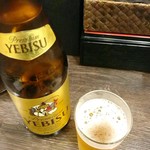 雲林坊 - 恵比寿ビール(中瓶) 550円