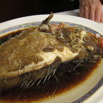 中国料理 藍海 - きじハタ広東蒸し熱々オイルかけ