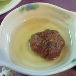 おでん め組 - 【'11/06/22撮影】本日の定食 1050円 のおでん(がんも)