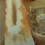 おでん め組 - 【'11/06/22撮影】本日の定食 1050円 のおでん(大根、ちくわ、肉巻き)