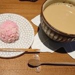 ゼンカフェ - 花霞、カフェオーレ