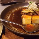 Kayu Contemporary Japanese Restaurant - 1803_Kayu Contemporary Japanese Restaurant_揚げ出し肉豆腐＠55,000Rp