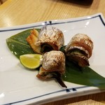 旬菜と海鮮　森田屋 - 太刀魚大葉巻き