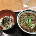 蕎麦一心たすけ - 日替わりセット（￥500円）