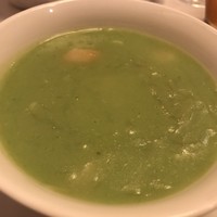 中国飯店 市ヶ谷店 - そら豆とフカヒレのスープ