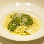La Brianza - ランチコース 3000円 のリグーリア風バジルペーストのスパゲッティ